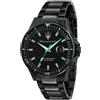 Maserati Orologio Uomo MASERATI SFIDA AQUA EDITION R8853144001 Acciaio Nero Celeste