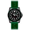 Lorenz Orologio Uomo LORENZ 26116II Silicone Verde Nero Sub 100mt FIV