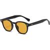LHSDMOAT Occhiali da sole sportivi vintage anni 70 rotondi UV400 in stile Depp