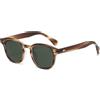 LHSDMOAT Occhiali da sole sportivi vintage anni 70 rotondi UV400 in stile Depp
