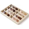 Pickpiff Organizer Occhiali da Sole Organizer Occhiali Velluto 8 Scomparti