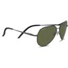 Serengeti 8554 Occhiali Da Sole Pilot Gunmetal Lucido Polarizzati 555nm