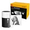 KODAK Memo Shot ERA Regalo di Natale per Bambini Fotocamera Digitale Istantanea e Stampante per Etichette, Bianca (Fotocameta + 1 Rotolo di Carta per Etichette One-Touch + Set di 9 Rotoli di Carta)
