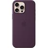 Apple Custodia MagSafe cover in silicone per iPhone 16 Pro Max - Prugna