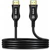 RCA FRANCE RCHD-221 Cavo HDMI Ottico Attivo 18 Gbps 4K 10 m | Fibra Ottica, Nessuna Perdita di Segnale, Alta Longevità, Home Cinema, Certificato di Autenticità