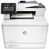 HP Stampanti Office HP Color LaserJet Pro M477fnwCF377A, Stampante Multifunzione 4 in 1, Stampa, Copia, Scansiona, Fax, Wi-Fi, Wi-Fi Direct, Ethernet, USB Host, ADF, Formato A4, HP Smart, Bianca