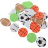 Eva Sports Ball Theme Stickers for Scrapbooking Birthday Party Assorted Colors