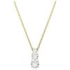 Swarovski Collana Swarovski Stilla Attract Trilogy 5723298 necklace Dorato Pendente Donna