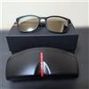 PRADA Occhiali da sole Prada SPS 01T-F montatura nera lenti grigie nuovi 57x18 140