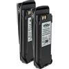 vhbw 2x Batteria per Motorola MOTOTRBO DP3600 DP3601 DP3401 DP3400 1800mAh 7,4V