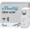 Shelly 3EM 63W Gen3 Misuratore di Energia Wi Fi per Impianti Trifase o Monofase