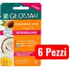 Geomar Maschera Viso Esfoliante Scrub con Mango, Albicocca & Olio di Cocco 15 ml