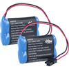 vhbw 2x Batteria sostituisce ABB 3HAC044075-001/01, 3HAC044075-001 3600mAh 7,2V
