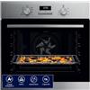 Electrolux Forno Multifunzione da Incasso EOM3H04X, Serie 300, 68L, Classe A, Ventilato, Grill, Pulizia a Vapore, Timer, Teglia XL, Acciaio Inox