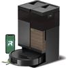 iRobot Roomba® Plus 576 Combo robot aspirapolvere lavapavimenti, 25.000 Pa | Con stazione AutoWash™ autosvuotante lavaggio mop estensibili con acqua calda 75°C e asciugatura a caldo, AI + LiDAR, nero