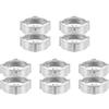 Reusable Food Grade Stainless Steel Meat Grinder Replacement Nut Silver