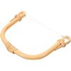 Reusable Rattan Teapot Handle Replacement for Ceramic Pot Universal Fit Khaki