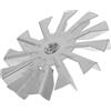 Silver Galvanized Iron Fan Blade Replacement for Cooling Tower and Radiator Fans