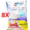 ARIASANA 8 X Ariasana Assorbiumidita' Ricarica Cristalli Lavanda 450 Grammi 3 Pz