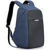 oscaurt Zaino antifurto per computer portatile da 15,6 pollici, zaino da viaggio con porta di ricarica USB, zaino business per uomo e donna, Blu, Adatto per laptop da 15,6 pollici, Rucksack