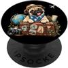 Cute Pug And Funny Pug Lovers Pug Portra Divertente proprietario del carlino amante dei carlini PopSockets PopGrip Adesivo