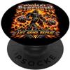 Bahaa's Tee Gorilla Weightlifting Mountain Workout Forza Arte PopSockets PopGrip Adesivo