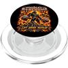 Bahaa's Tee Gorilla Weightlifting Mountain Workout Forza Arte PopSockets PopGrip per MagSafe