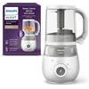 PHILIPS AVENT SCF885/01 EasyPappa Plus 4 in 1 Cuocipappa Multifunzione