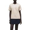 Hermes Maxi Embroidered Pocket T-Shirt Women Short Sleeve Beige 161876668 [U]