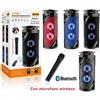 Altoparlante Bluetooth 20W Cassa Speaker Microfono Wireless USB Portatile