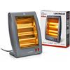 dictrolux Stufa stufetta elettrica alogena basso consumo termoconvettore 800 W