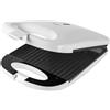 Tostiera Elettrica 1200 Watt Piastra per Sandwich Ampie Piastre di Cottura Toast
