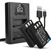 CELLONIC 2x Batteria compatibile con Nikon D3000, D40, D40x, D5000, EN-EL9 | + C