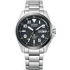 Citizen Orologio da uomo radiocontrollato solare nero CITIZEN PROMASTER Land PMD56-2952