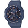 Baby-G Orologio da donna radiocontrollato solare BABY-G BGA-2510-2AJF Navy Rose Gold