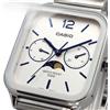 Casio Orologio analogico Casio MTP-M305D-7AV fasi lunari acciaio inossidabile quadr...
