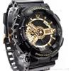 G-SHOCK Orologio da uomo CASIO G-SHOCK GA-110GB-1AJF nero e oro