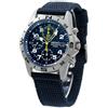 Seiko Orologio da uomo SEIKO Chronograph SND379P2 al quarzo blu