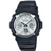 G-SHOCK Orologio da uomo CASIO G-SHOCK AWG-M100S-7AJF bianco nero resistente solare