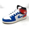 Nike Air Jordan 1 Mid scarpe ragazzi modello DQ8423 406 blu bianco rosso nero