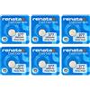 Renata 6x Batterie Orologio Button Cell Renata 377 SR626SW 376 1.55V Swiss