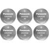 Panasonic 6x PANASONIC CR2032 Batterie Coin Al Litio 3V Bulk Pack DL2032 BR2032