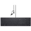 DELL KB525C TASTIERA LAYOUT ITALIANO QWERTY USB-C CON ADATTATORE USB-A SUL CAVO
