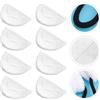 8Pcs White Microfiber Mop Cloth Covers Reusable Cleaning Pads for Steam Mop Use