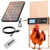 Does not apply POLLAIO PORTA AUTOMATICA SOLARE CON SENSORE DI LUCE E DISPLAY LCD CHICKEN COOP D