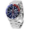 Oriente Orologio Orient Mako RN-TX0201L Panda Quadrante Blu Cronografo Analogico...
