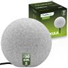 Lumiled Lampada da giardino per esterni LUMIKULA STONE LED BALL 30cm E27 IP65 LUMILED