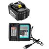 Aelcouth Caricatore DC18RC da 18 V, ricambio per batteria Makita da 18 V, 5 Ah,