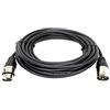 RCE OmniaLaser XLR10MT Cavo DMX Cannon XLR M/F, 10 m, particolarmente indicato per il collegamento di effetti luce, centraline dmx, teste mobili e dispositivi master / slave