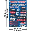 Senza marchio Hot Wheels Racing Cars Decal Stickers Graphic Autocollant Sticker Adesivi